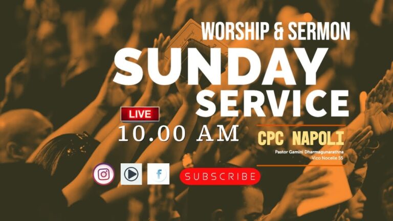 SUNDAY WORSHIP | ඉරුදින දේව මෙහෙය 2022-08-14 | සිංහල නමස්කාර මෙහෙය | Christian Prayer Center Napoli